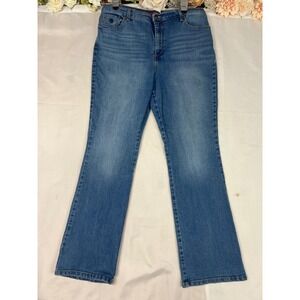 Gloria Vanderbilt Amanda Bootcut Jeans Womens 14 Medium Wash High Rise Stretch